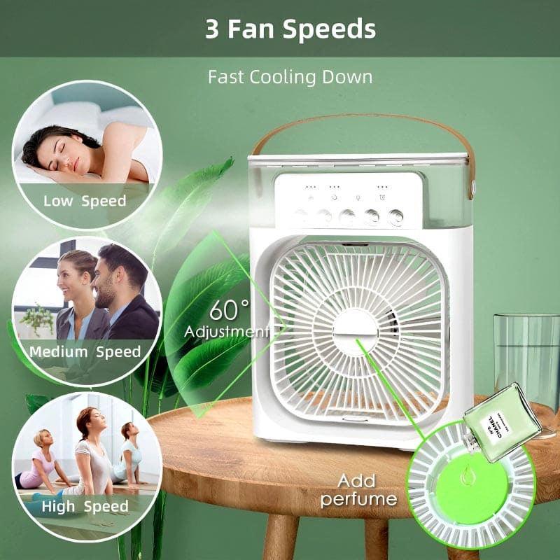 Hydrating Cooling Station – 2-in-1 Electric Humidifier Fan
