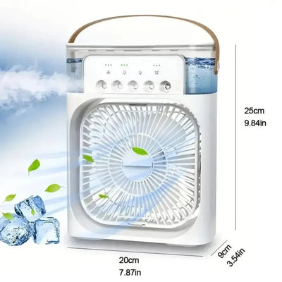 Hydrating Cooling Station – 2-in-1 Electric Humidifier Fan