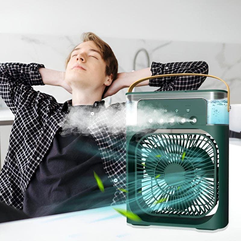 Hydrating Cooling Station – 2-in-1 Electric Humidifier Fan