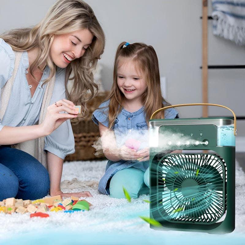 Hydrating Cooling Station – 2-in-1 Electric Humidifier Fan